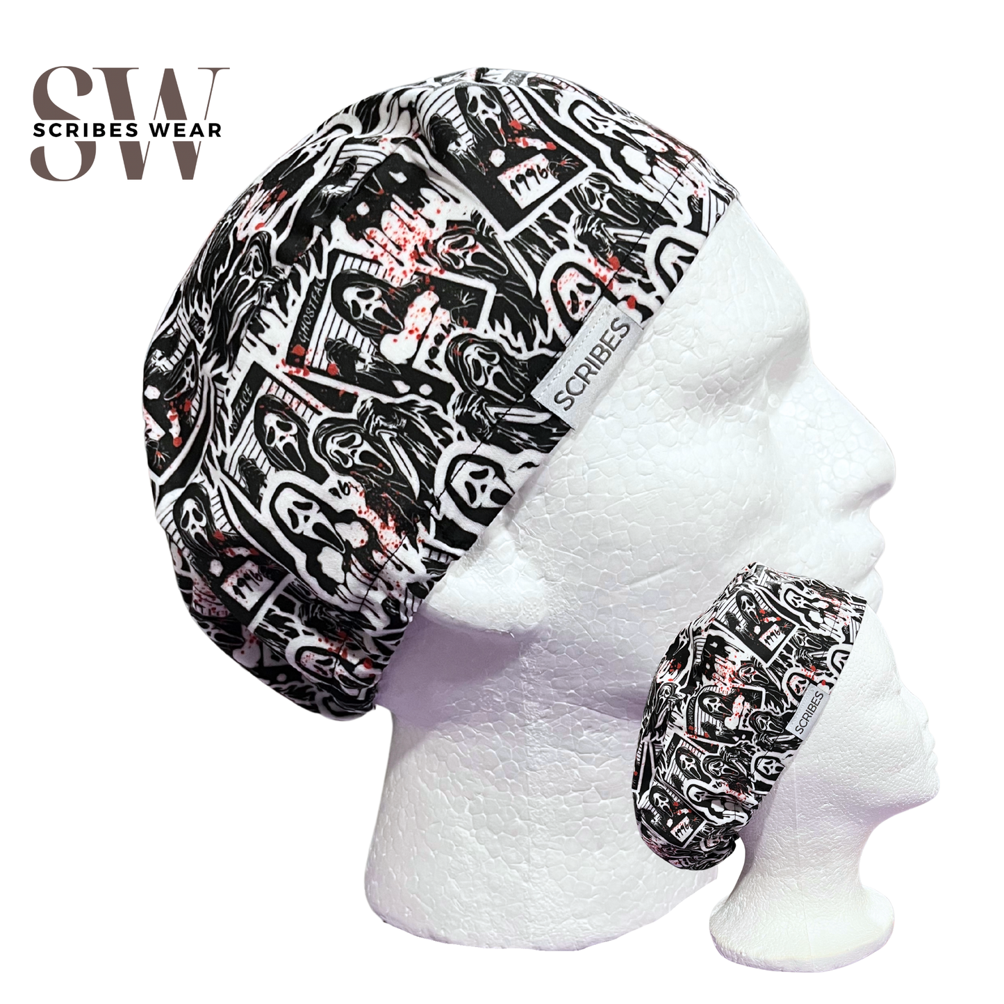 Bloody Scream Jail line up Movie Skull Cap Euro for Men