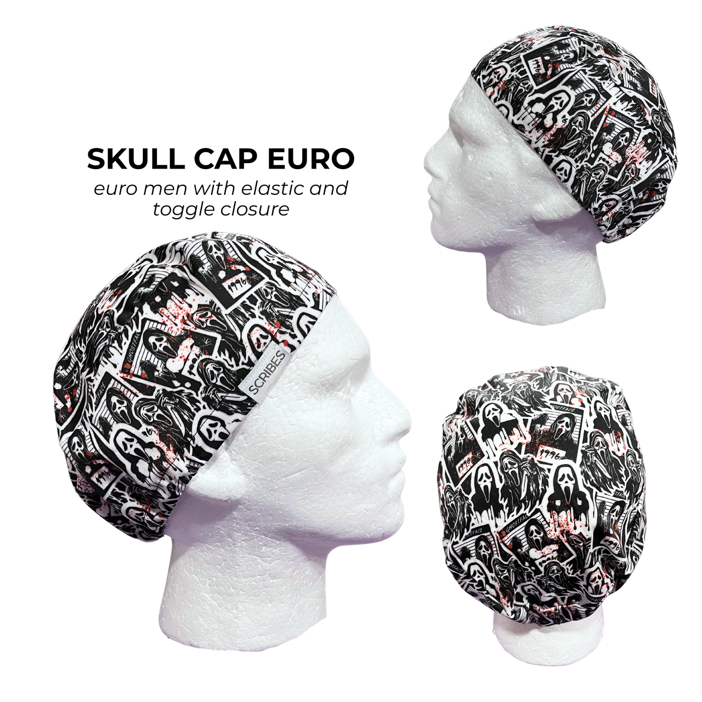 Bloody Scream Jail line up Movie Skull Cap Euro for Men