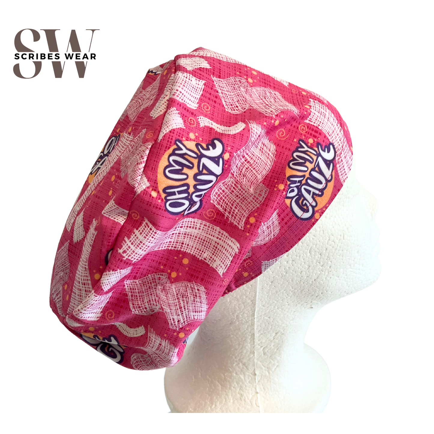Oh My Gauze Euro Love Style Scrub Cap