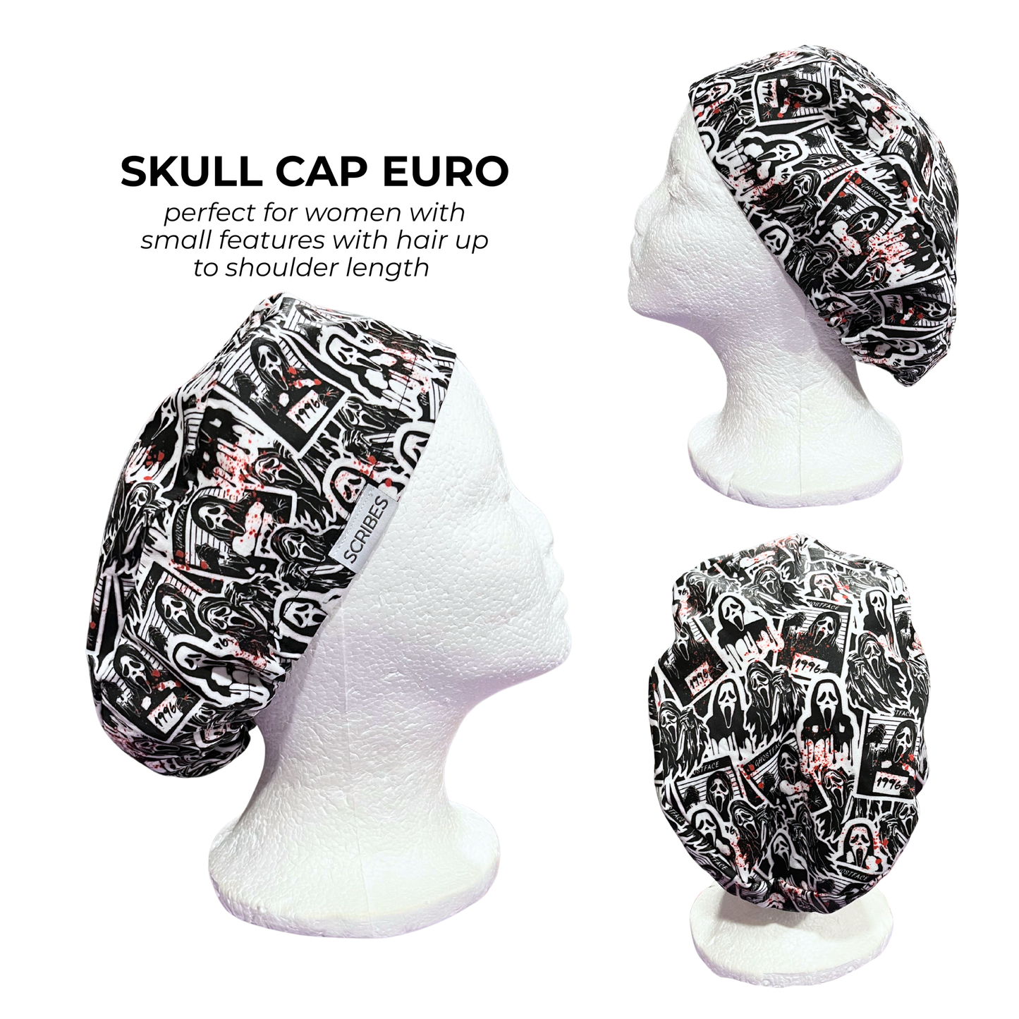Bloody Scream Jail line up Movie Skull Cap Euro for Men