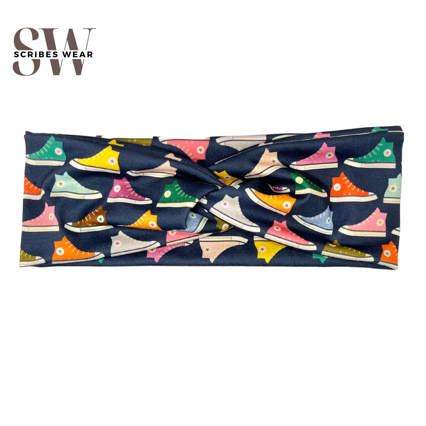 Sneakers Fun Work Out Headband