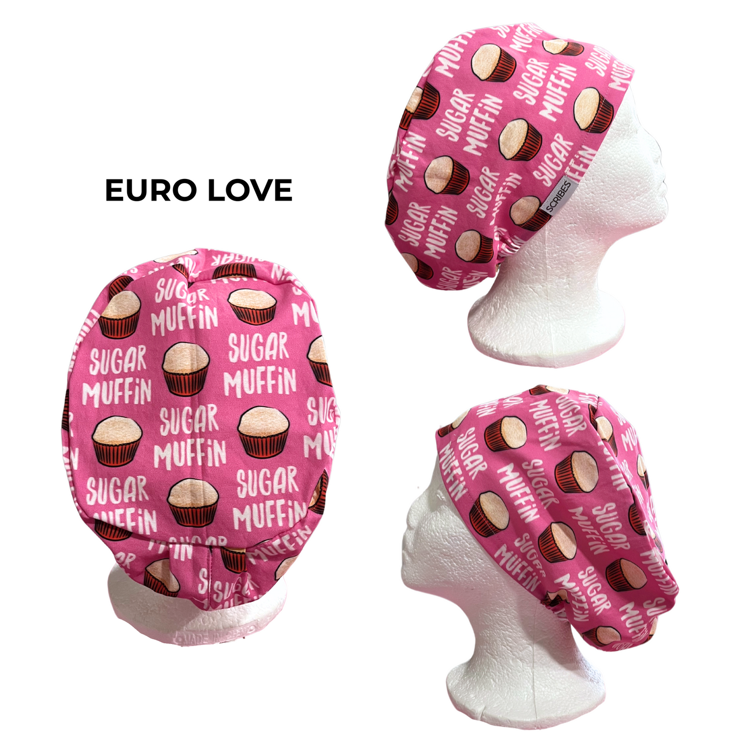 Sugar Muffin Euro Love scrub Cap