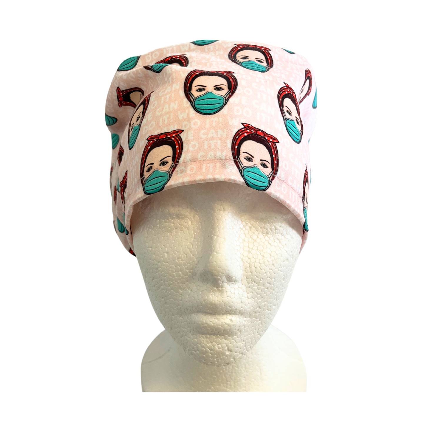 Nurse Saves Lives Euro Love Style Scrub Cap