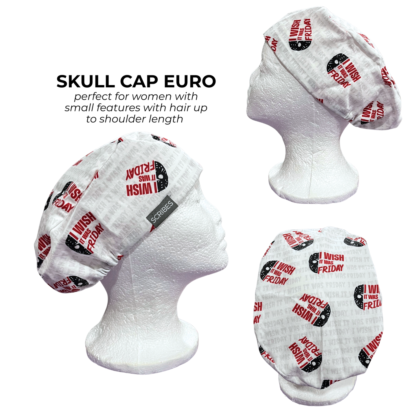 I wish it was Friday Jason Horror Movie Skull Cap Euro for Men