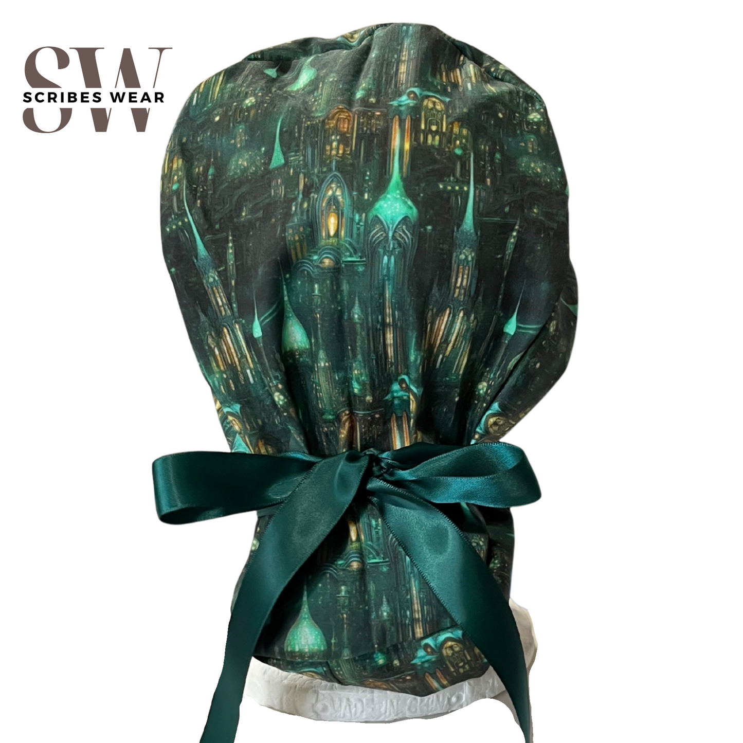 Pre-Order The Magical Fortress Emerald Castle Halloween Pony Scrub cap Exclusive Print