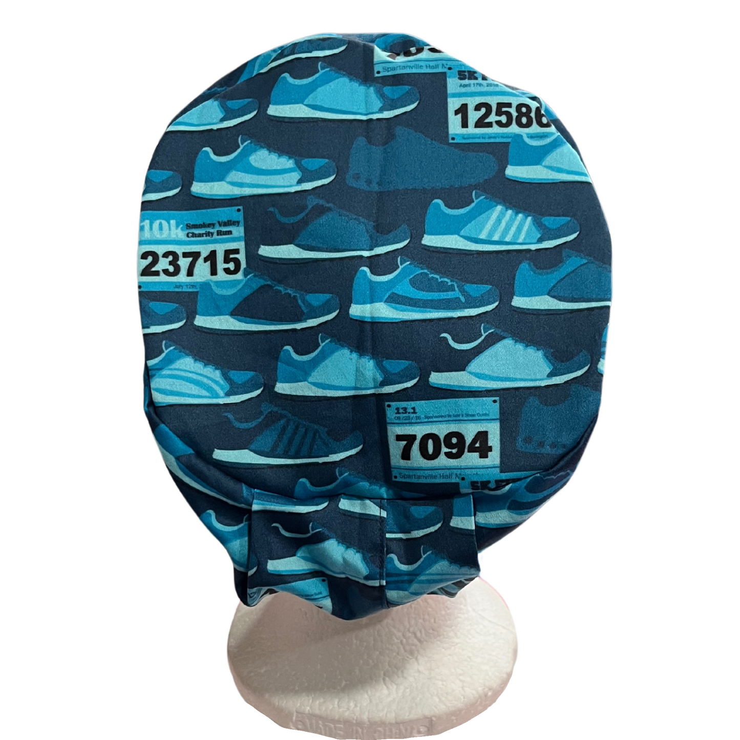 Marathon Running Shoes dark teal in Euro Love scrub caps