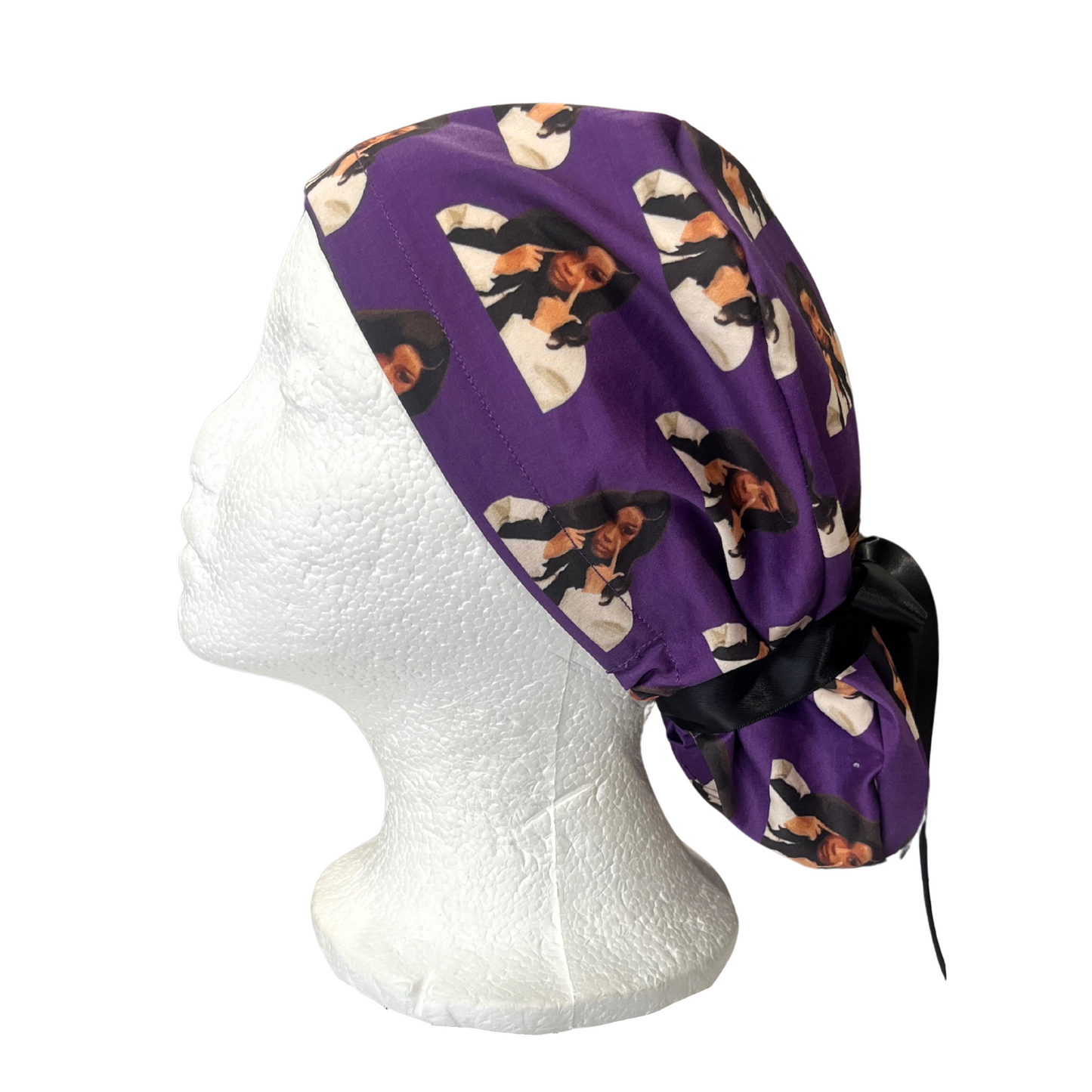 Hip Hop Card B. Court viral Surgical caps Pony Scrub Cap