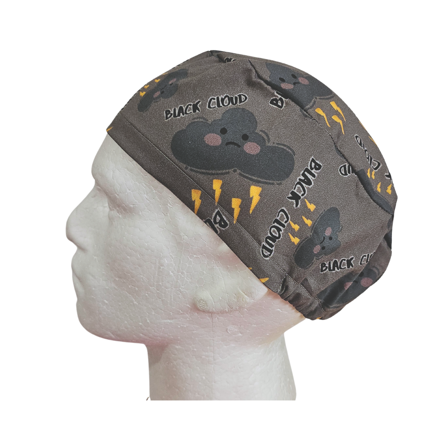 Black Cloud Euro Men Style Scrub Cap