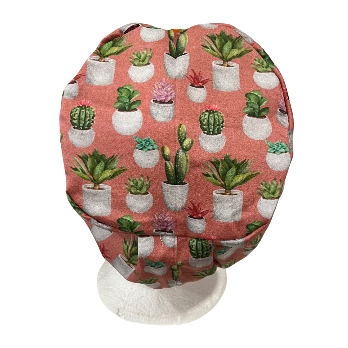 Potted Succulent Euro Love Style Scrub cap