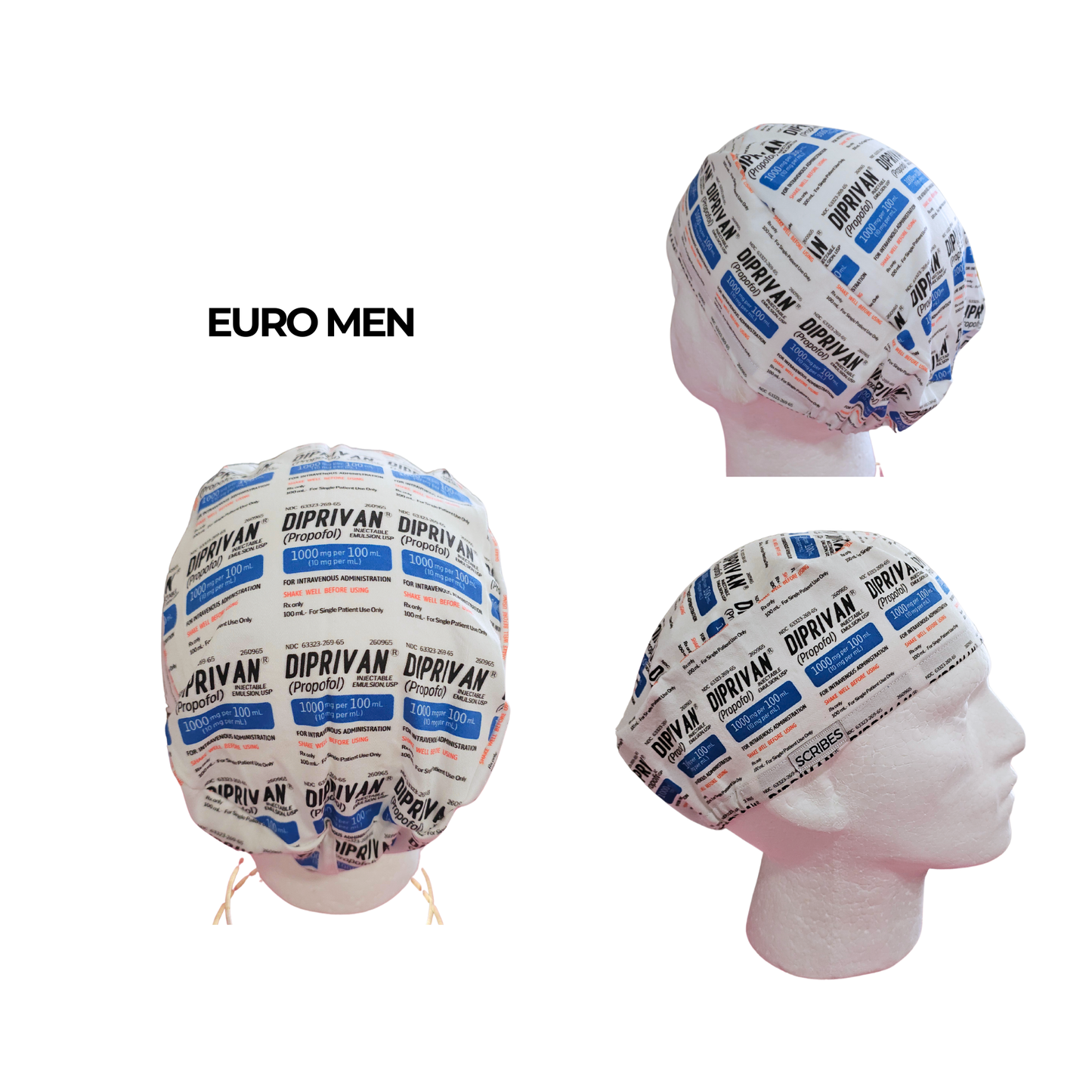 Diprivan 1000 Euro Men Scrub Cap
