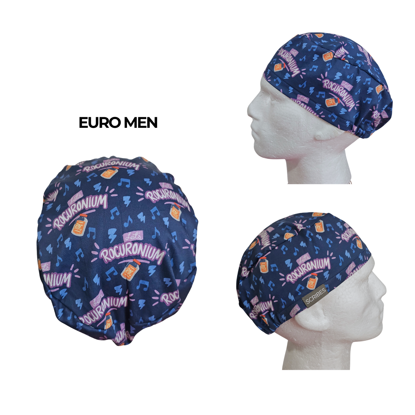 Rocunorium Euro Men Scrub Cap