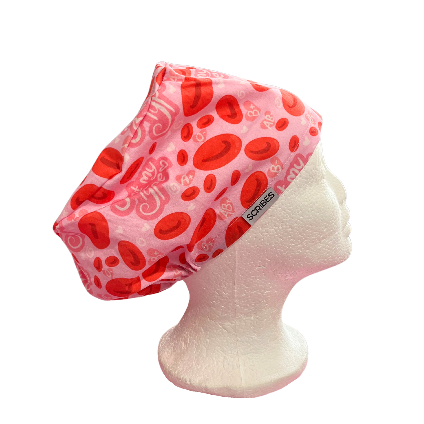Just My Type Euro Love Style Scrub Cap