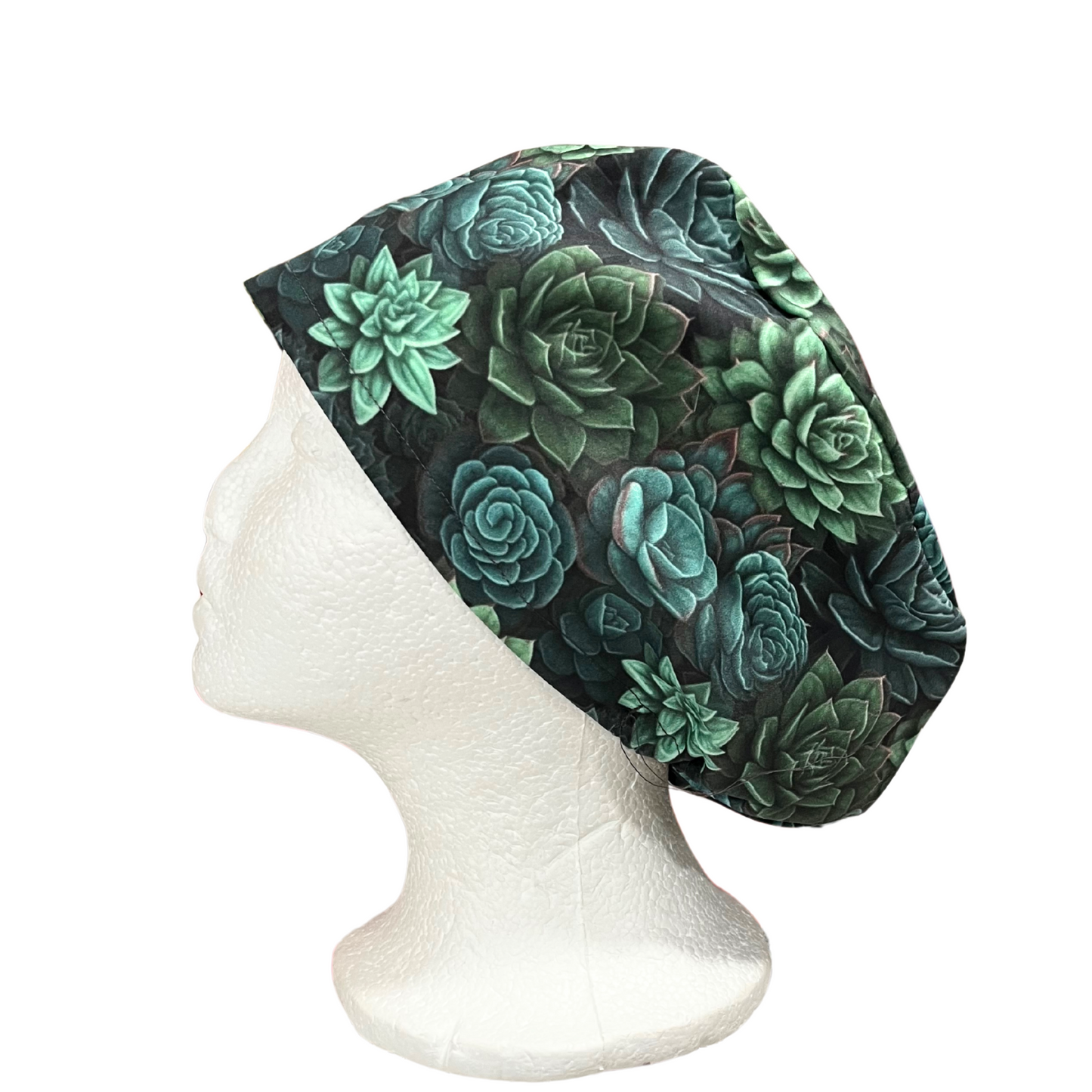 Succulent Arrangement Euro Love Style Scrub cap