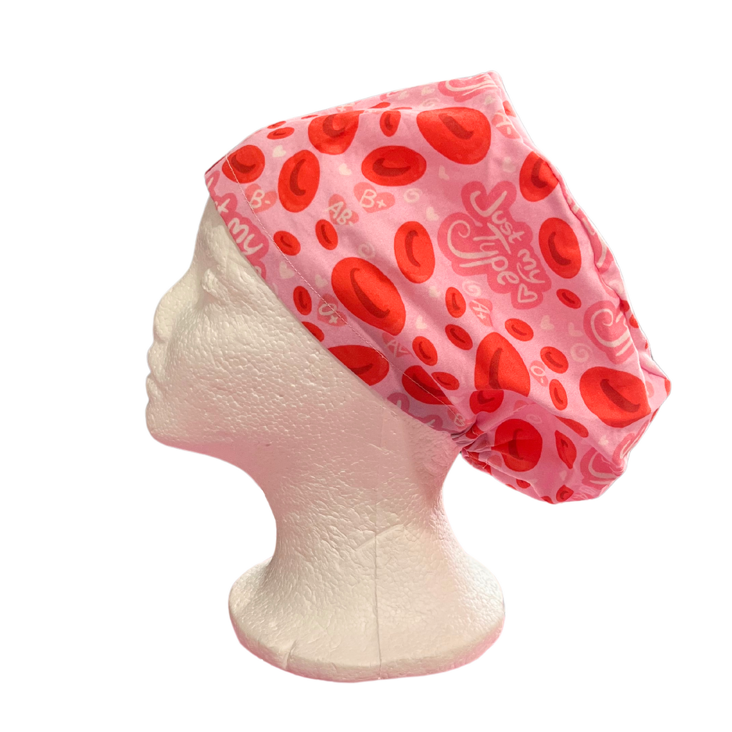 Just My Type Euro Love Style Scrub Cap