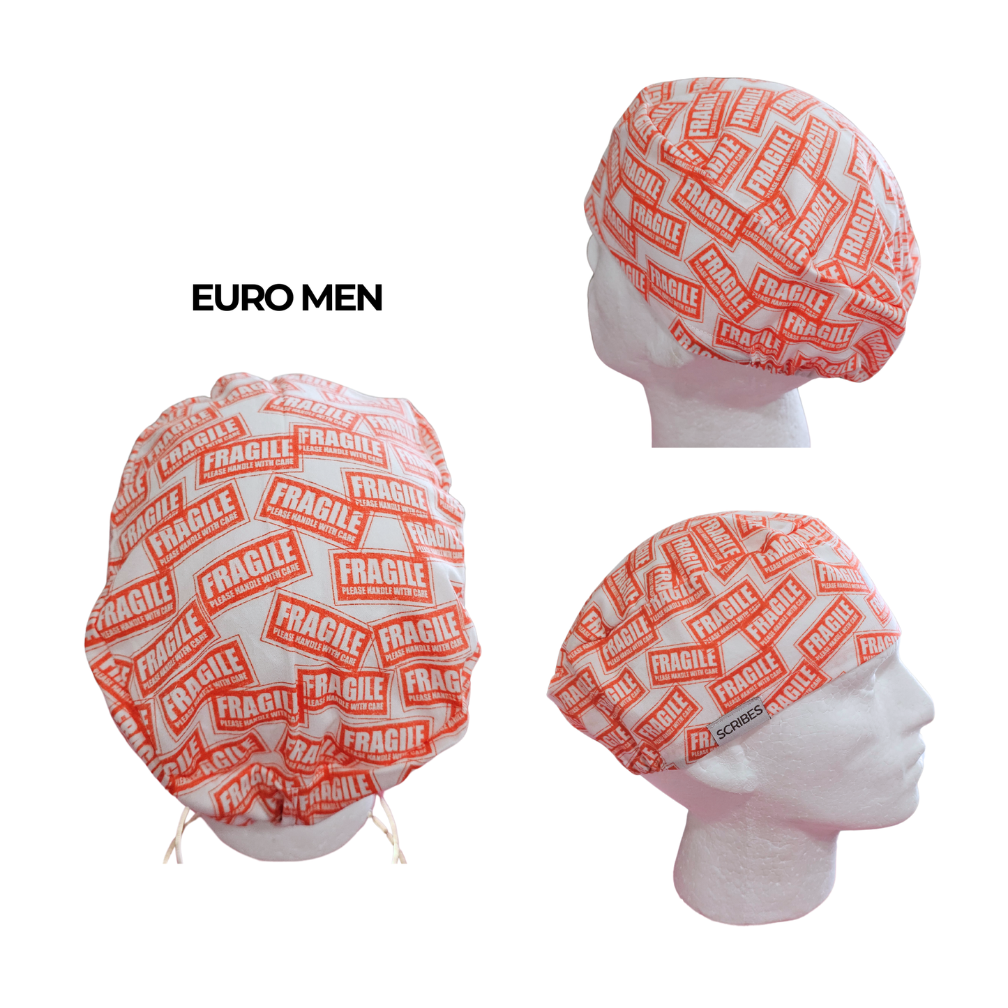 Fragile Euro Men Scrub Cap