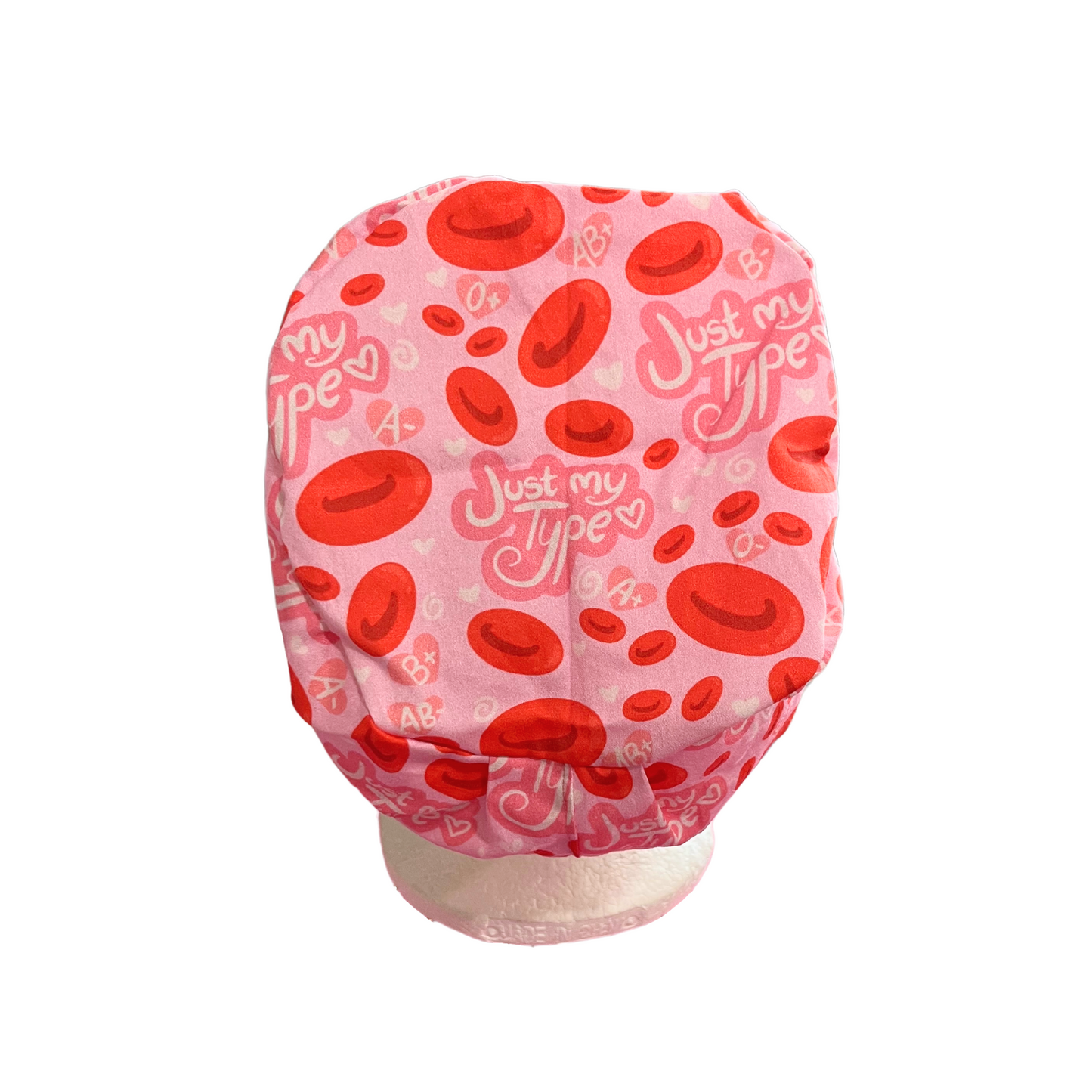 Just My Type Euro Love Style Scrub Cap