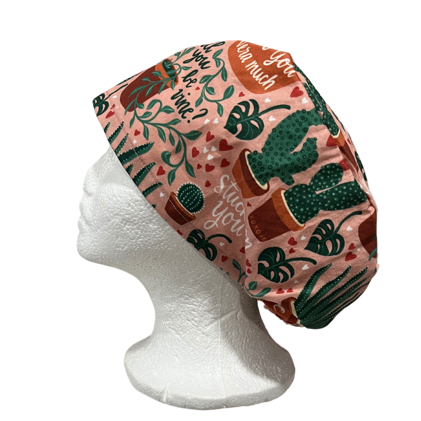 Stuck on You Euro Love Style Scrub cap