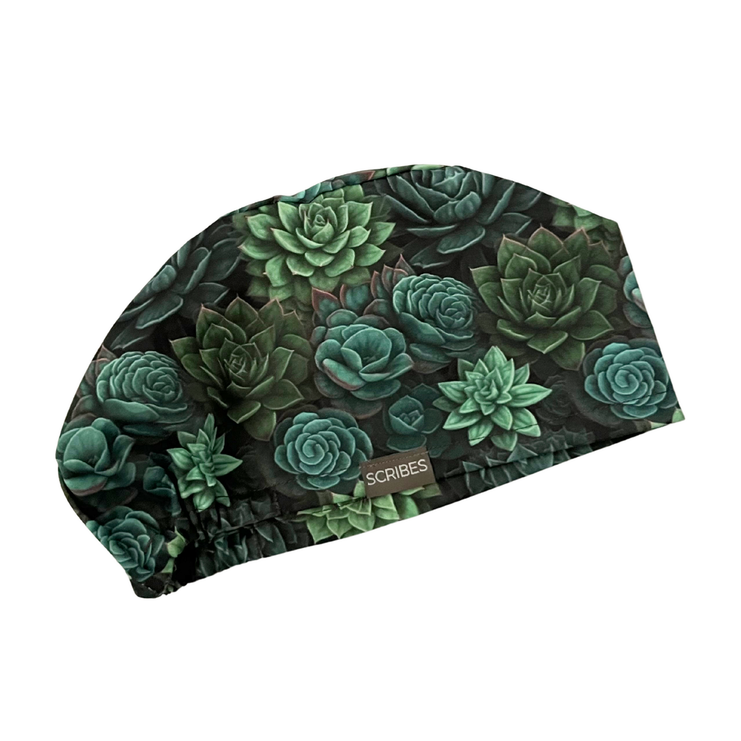 Succulent Arrangement Euro Love Style Scrub cap