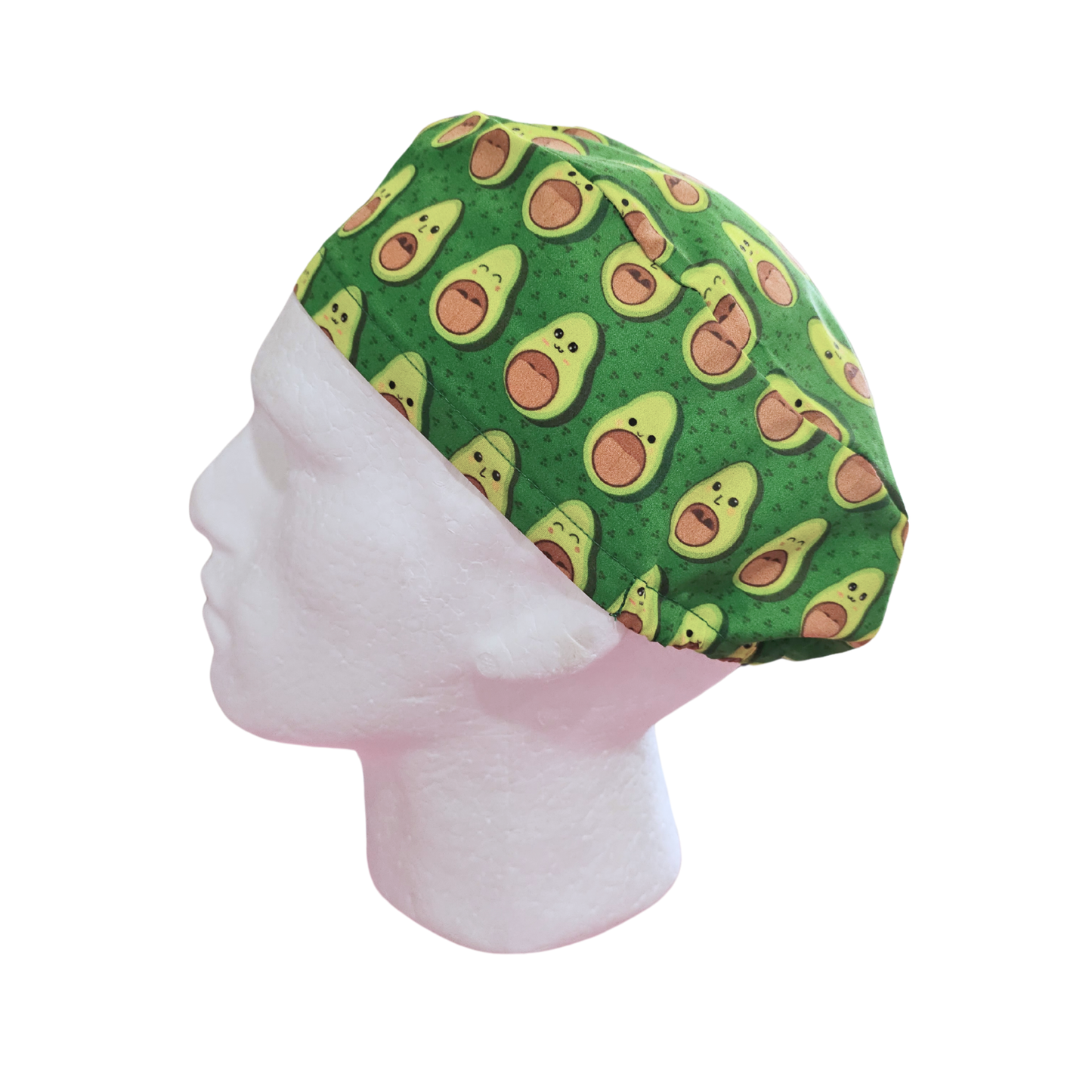 Avocado Mallampati Green Euro Men Style Scrub Cap