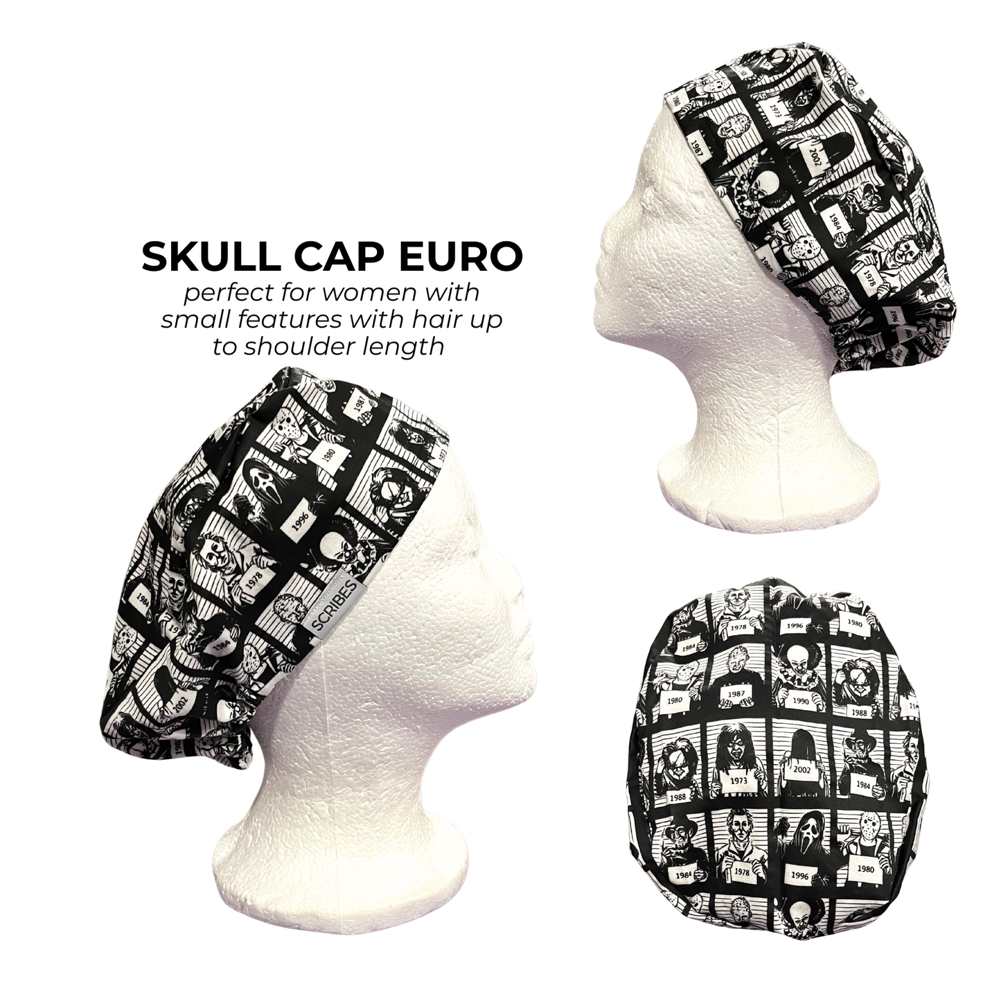 Jail line up Horror Movies Skull Cap Euro for Men