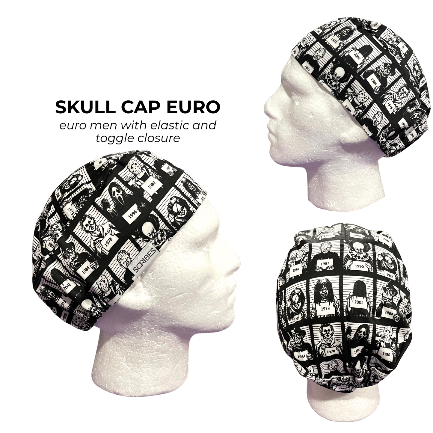 Jail line up Horror Movies Skull Cap Euro for Men