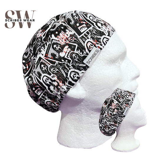 Bloody Scream Jail line up Movie Skull Cap Euro for Men
