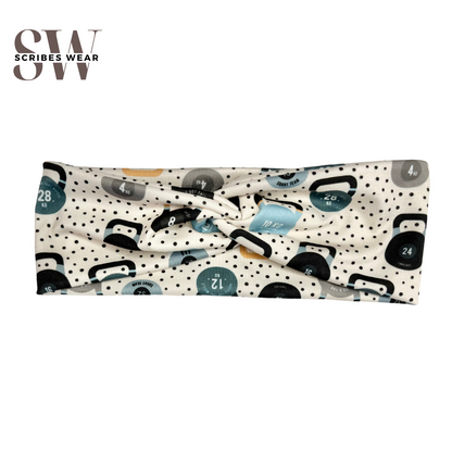 Cream Kettlebell Work Out Headband