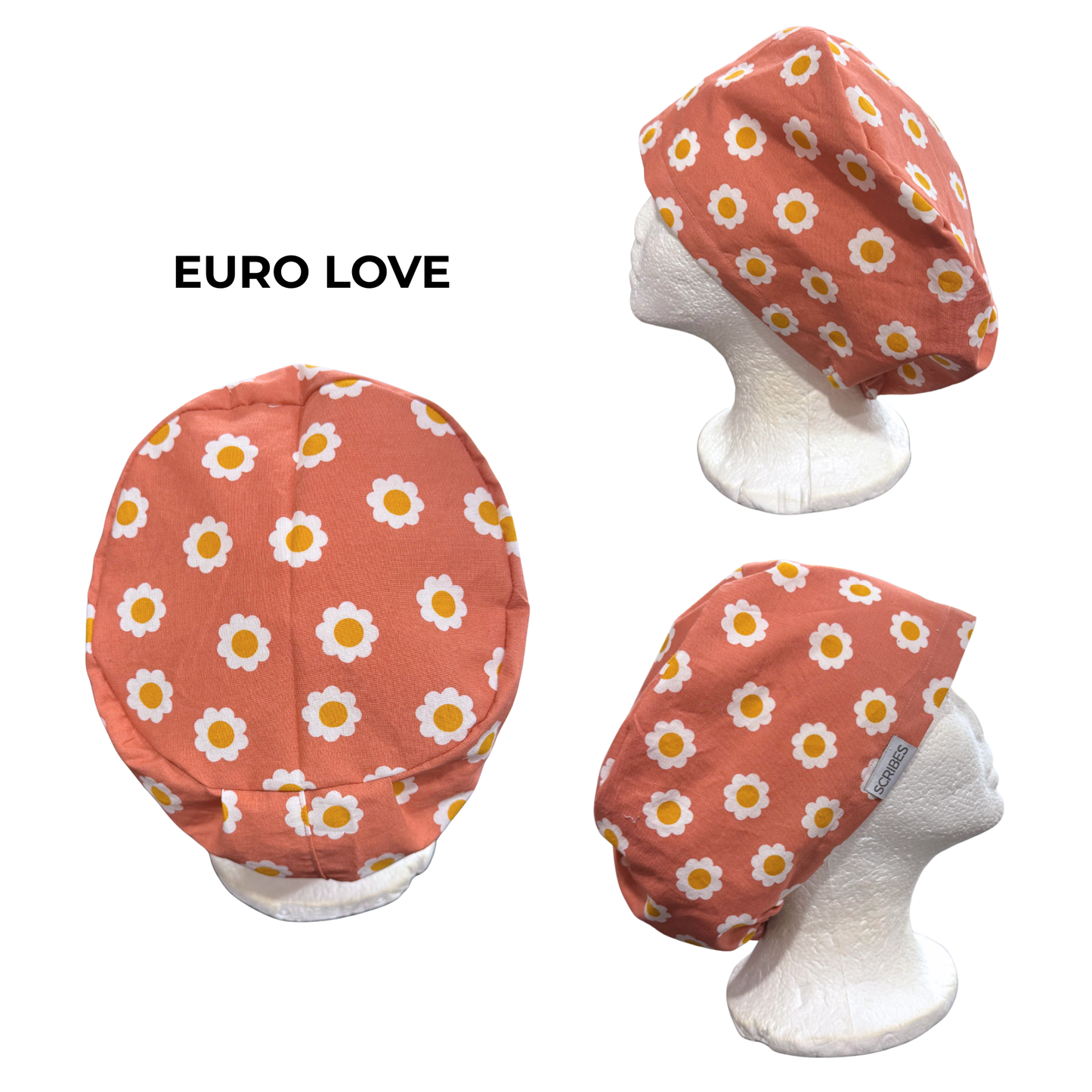 Sunflowers  Euro Love Style Scrub Cap