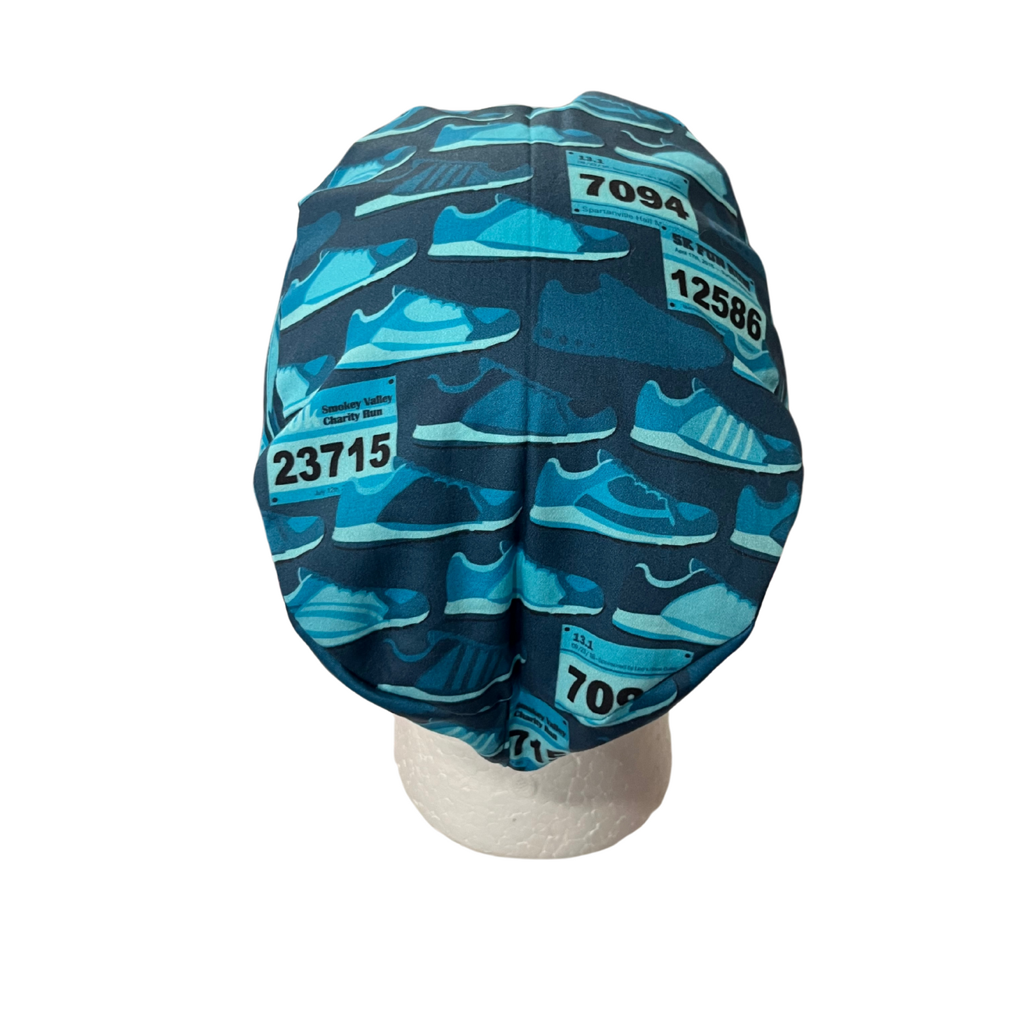 Marathon Running Shoes dark teal in Euro Men scrub cap