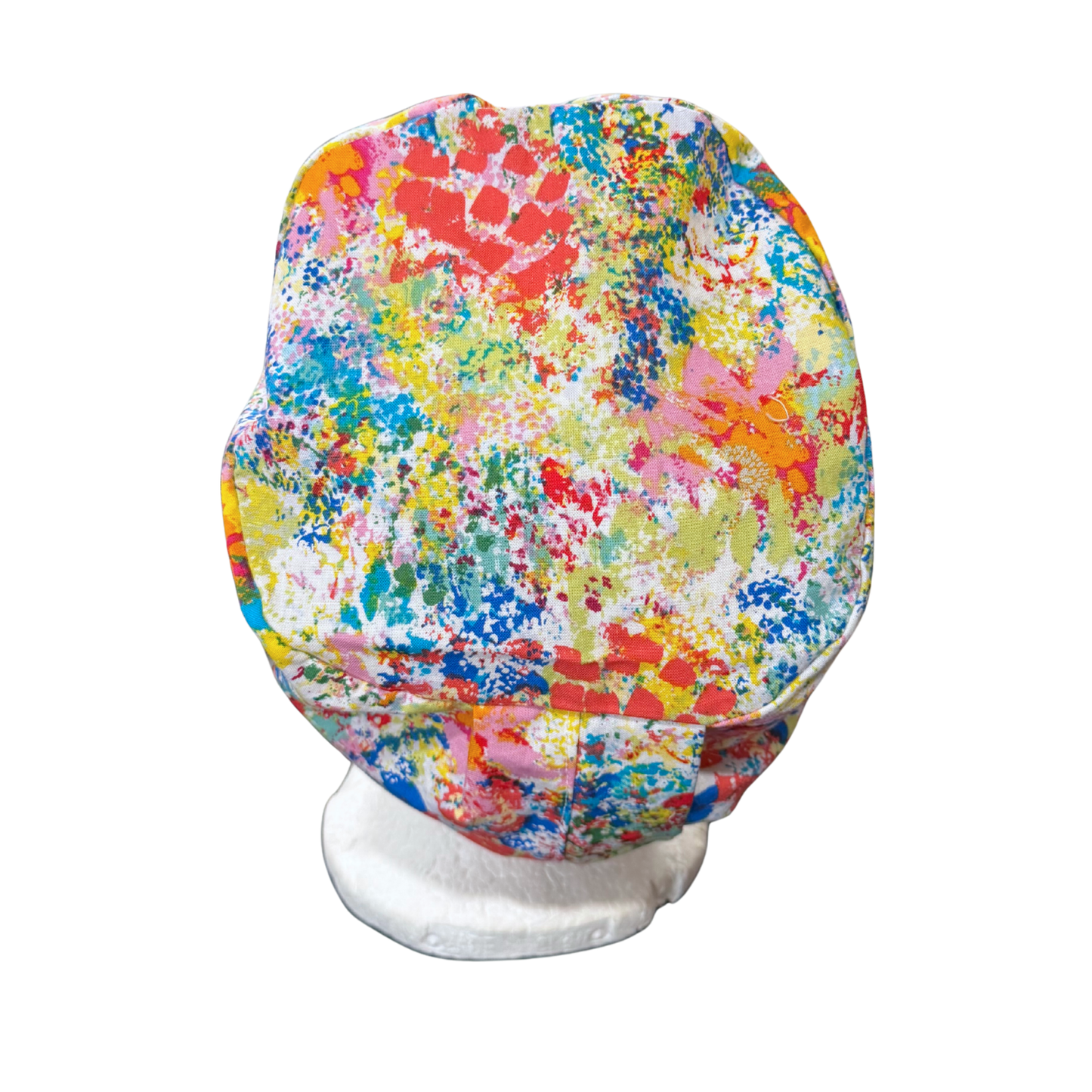 Watercolor patches in Euro Love Style Scrub cap