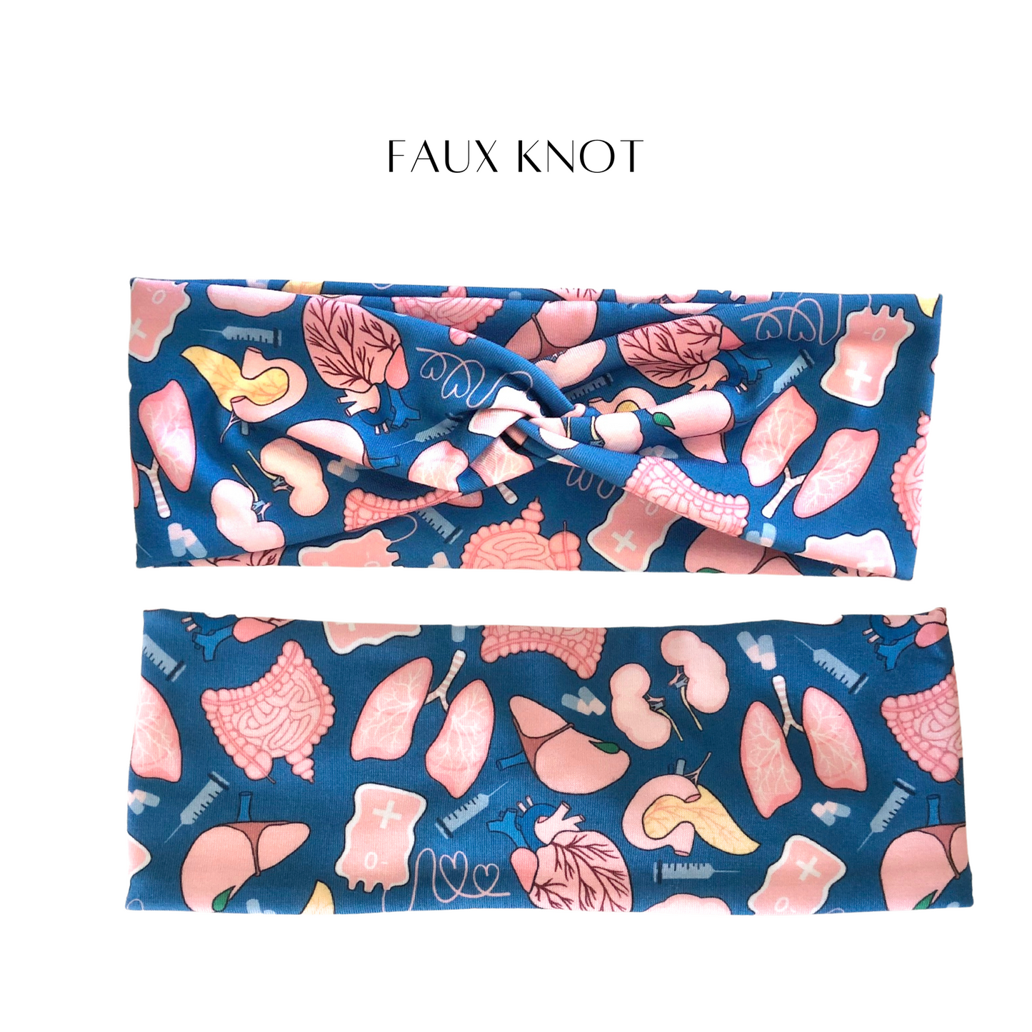 Organ: Heart, Lungs, Kidneys, Liver Headband