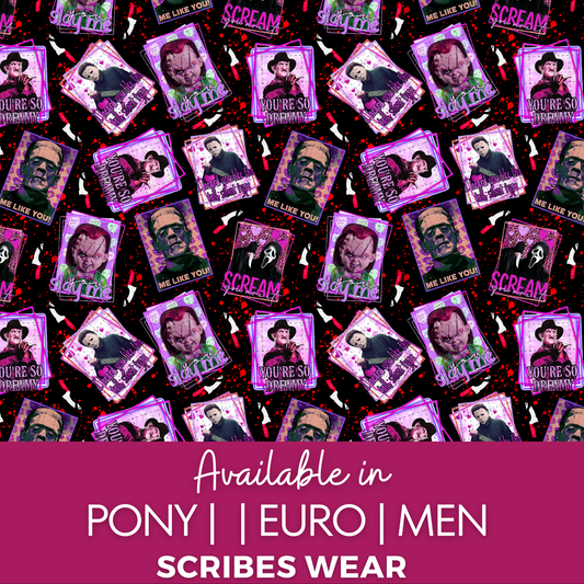 WH Cards in Fuchsia Scream, Jason and friends