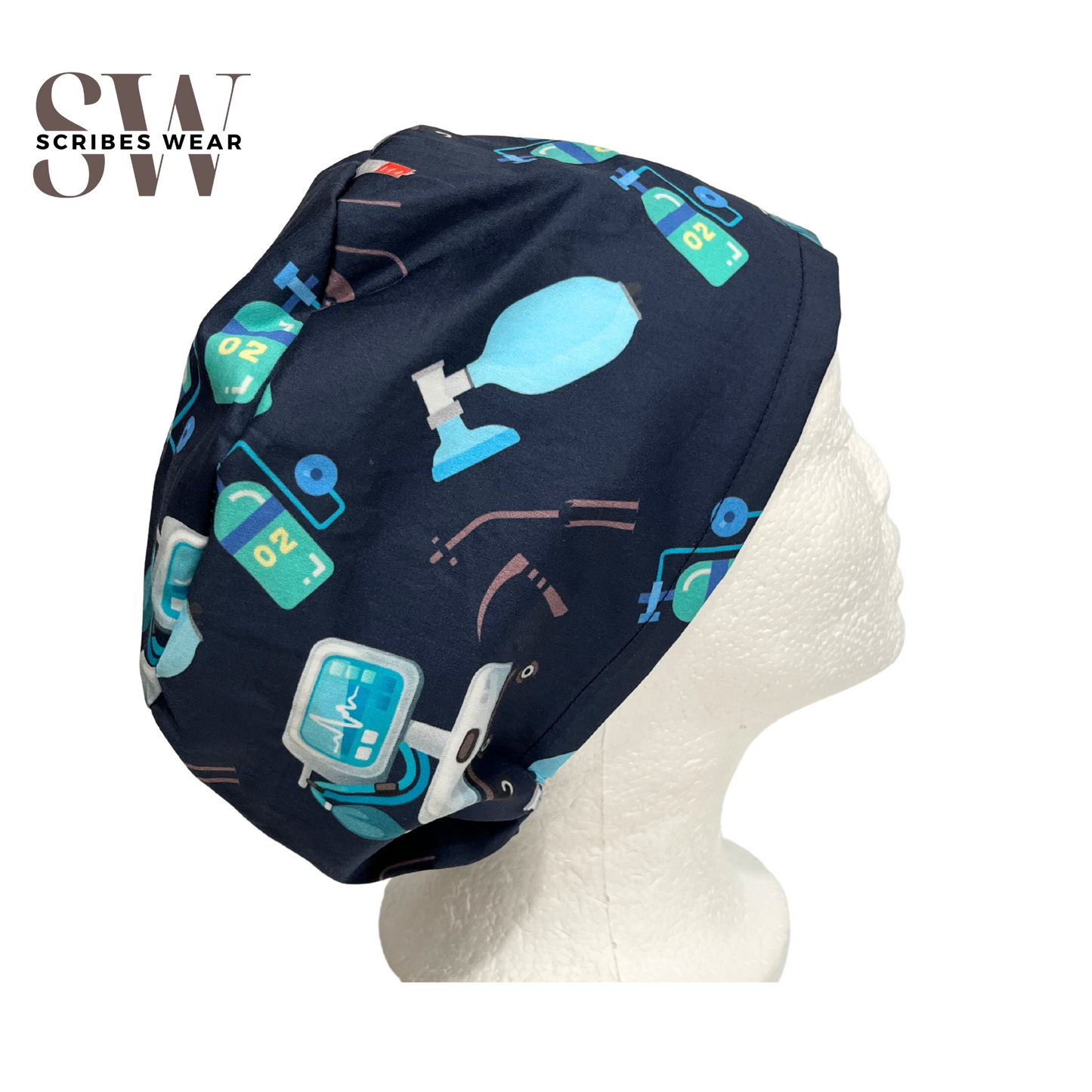 Ventilator Euro Love Style Scrub Cap