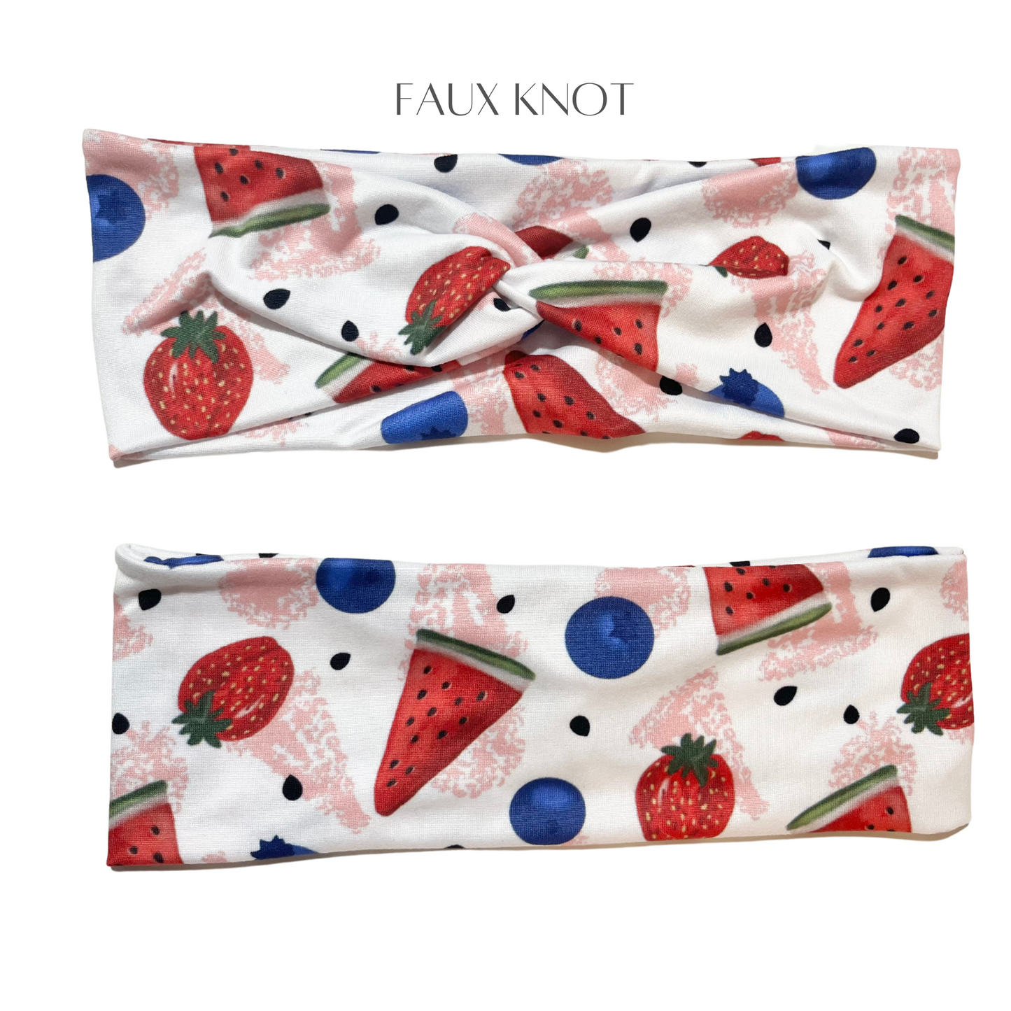 Berries + Watermelon Fruity Valentines Headband