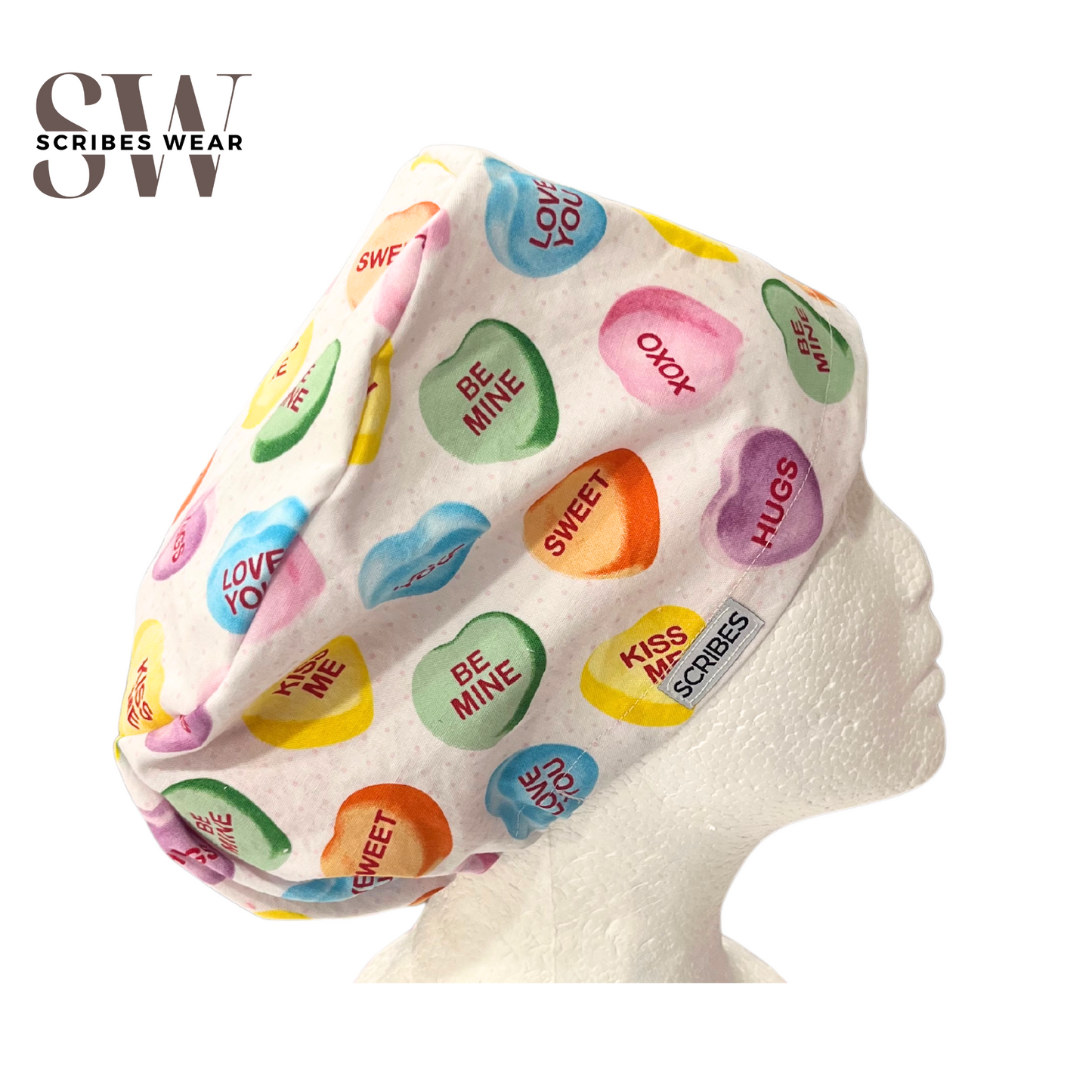 Heart Candies Euro Love Style Scrub Cap