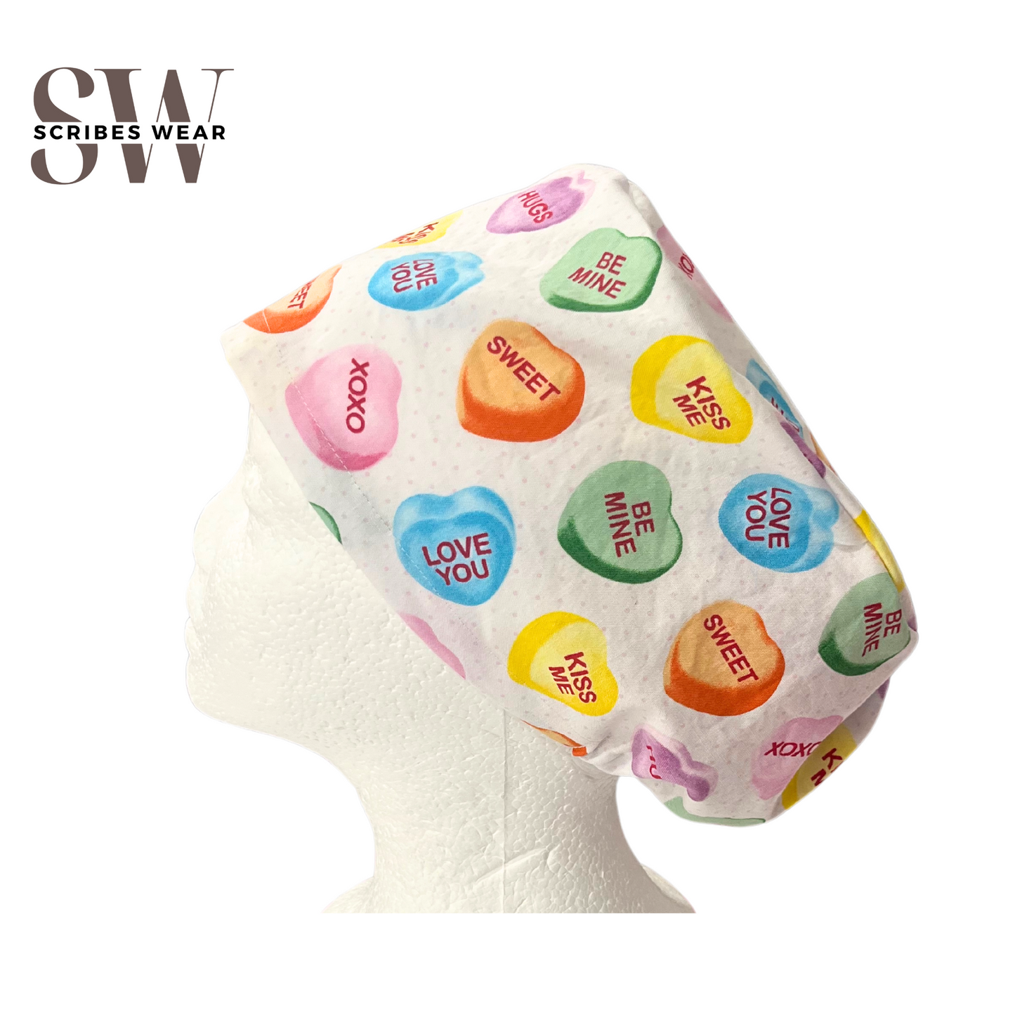 Heart Candies Euro Love Style Scrub Cap