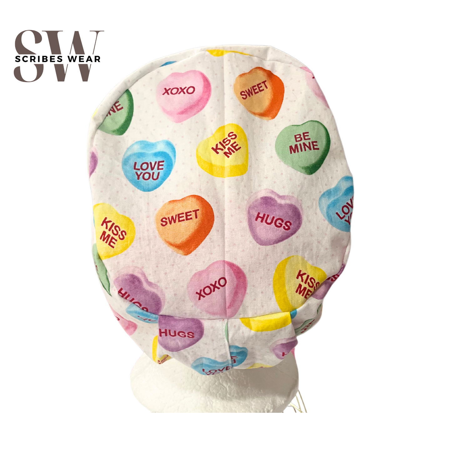 Heart Candies Euro Love Style Scrub Cap