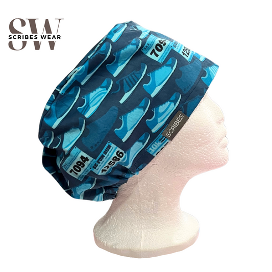 Marathon Running Shoes dark teal in Euro Love scrub caps