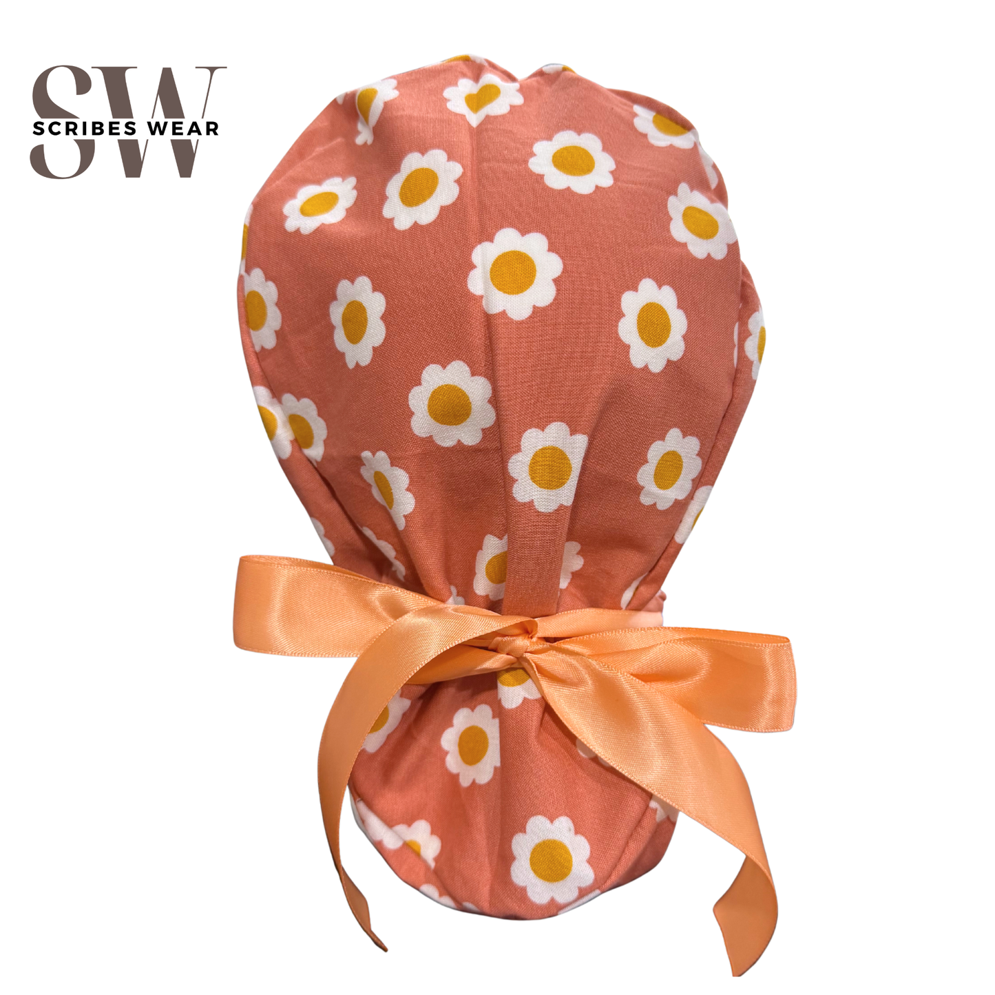 Sunflowers Pony Style Scrub Cap