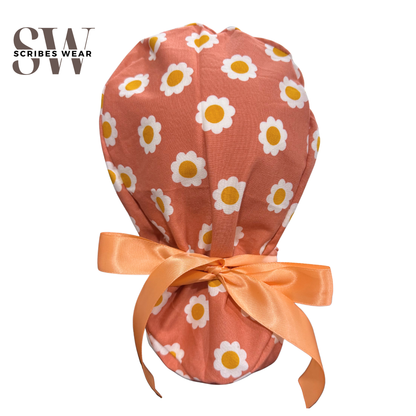 Sunflowers Pony Style Scrub Cap
