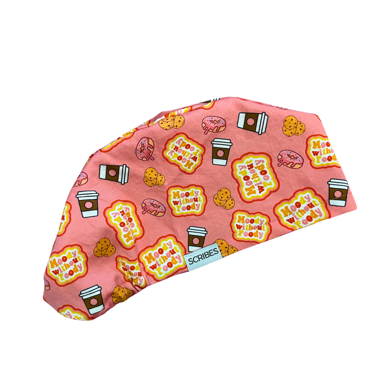 Moody without Foodie Euro Love scrub Cap