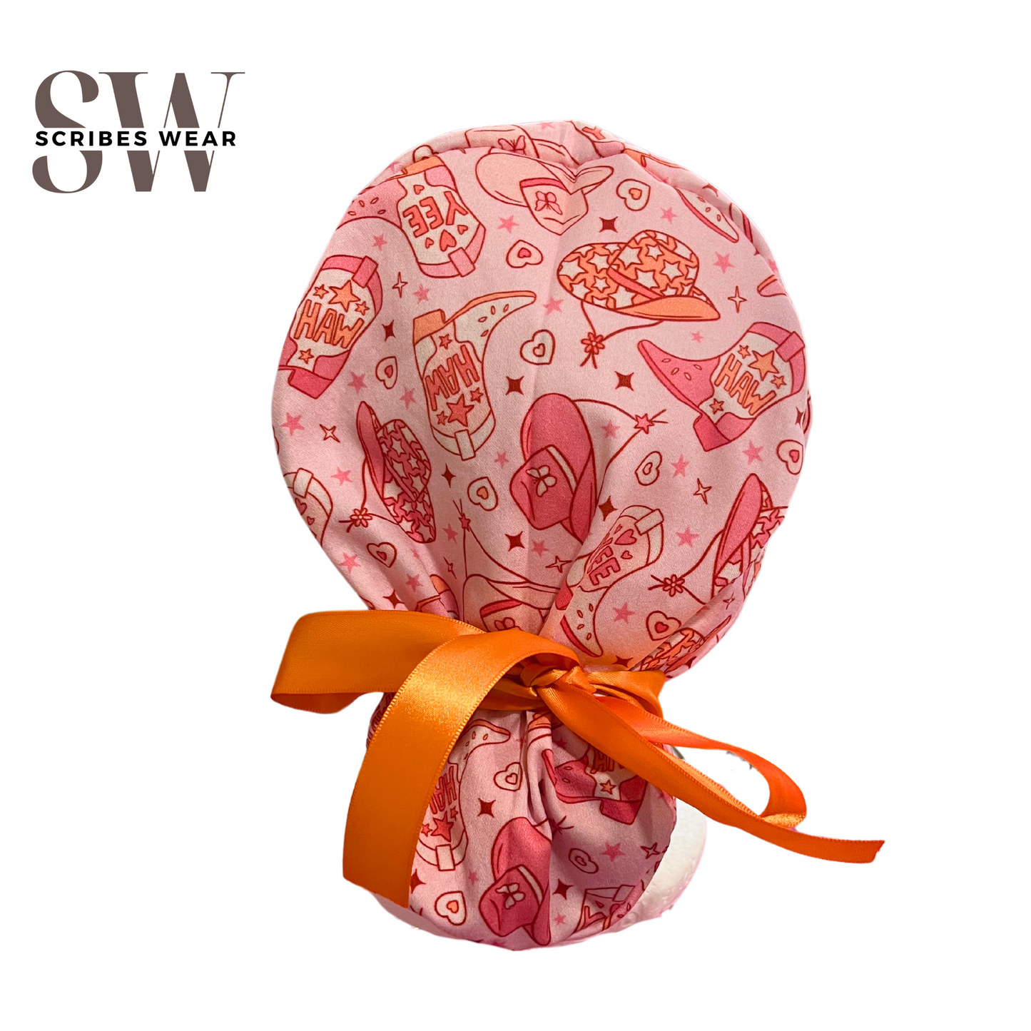 Cowgirl Roan in Pink Pony Surgical cap