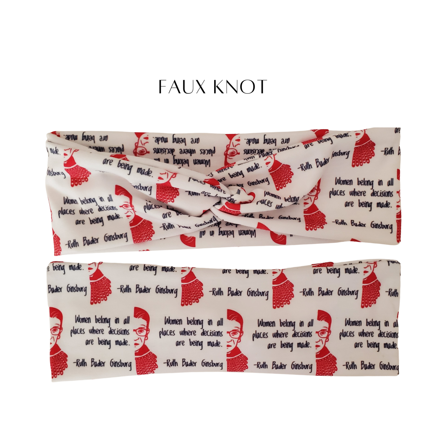 Women + Decisions Ruth Bader Ginsberg RBG Headband