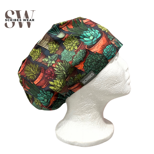 Succulent  Euro Love Style Scrub cap