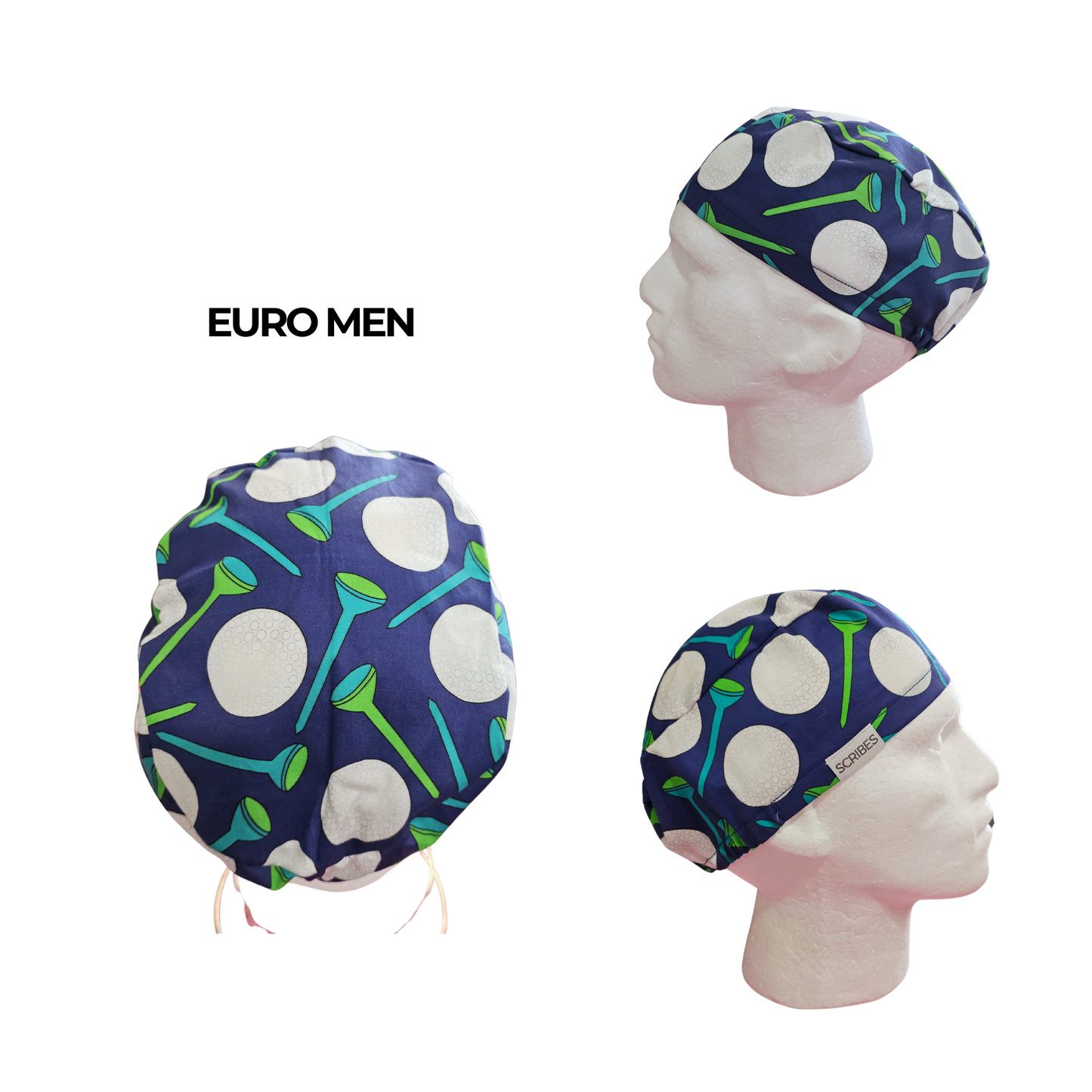 Golf Euro Men Scrub Cap