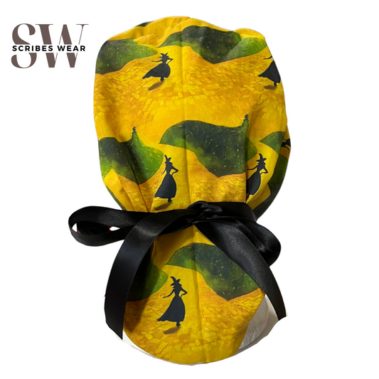Pre-Order Green Wicked Witchcraft, Halloween Pony Scrub cap Exclusive Print