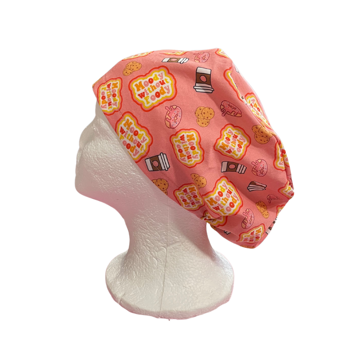Moody without Foodie Euro Love scrub Cap