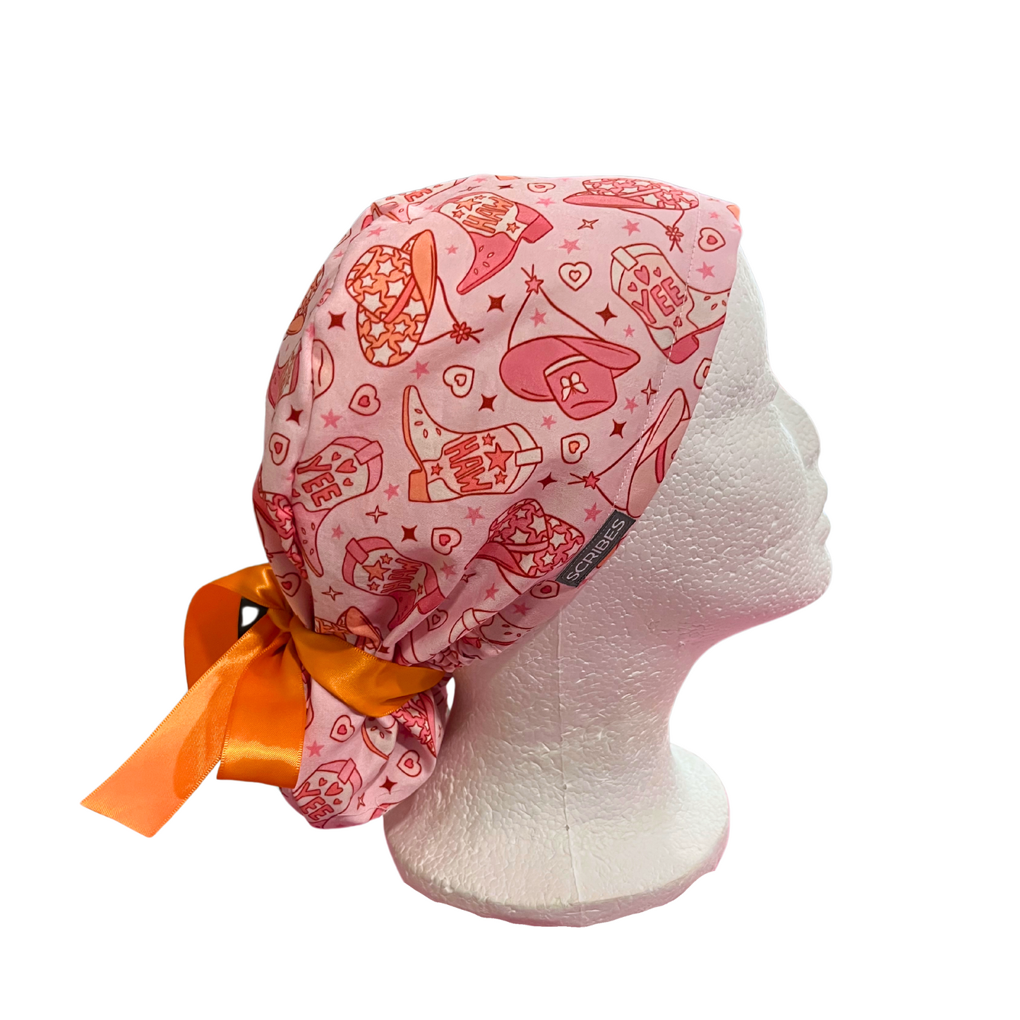 Cowgirl Roan in Pink Pony Surgical cap