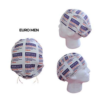 Ativan Euro Men Scrub Cap