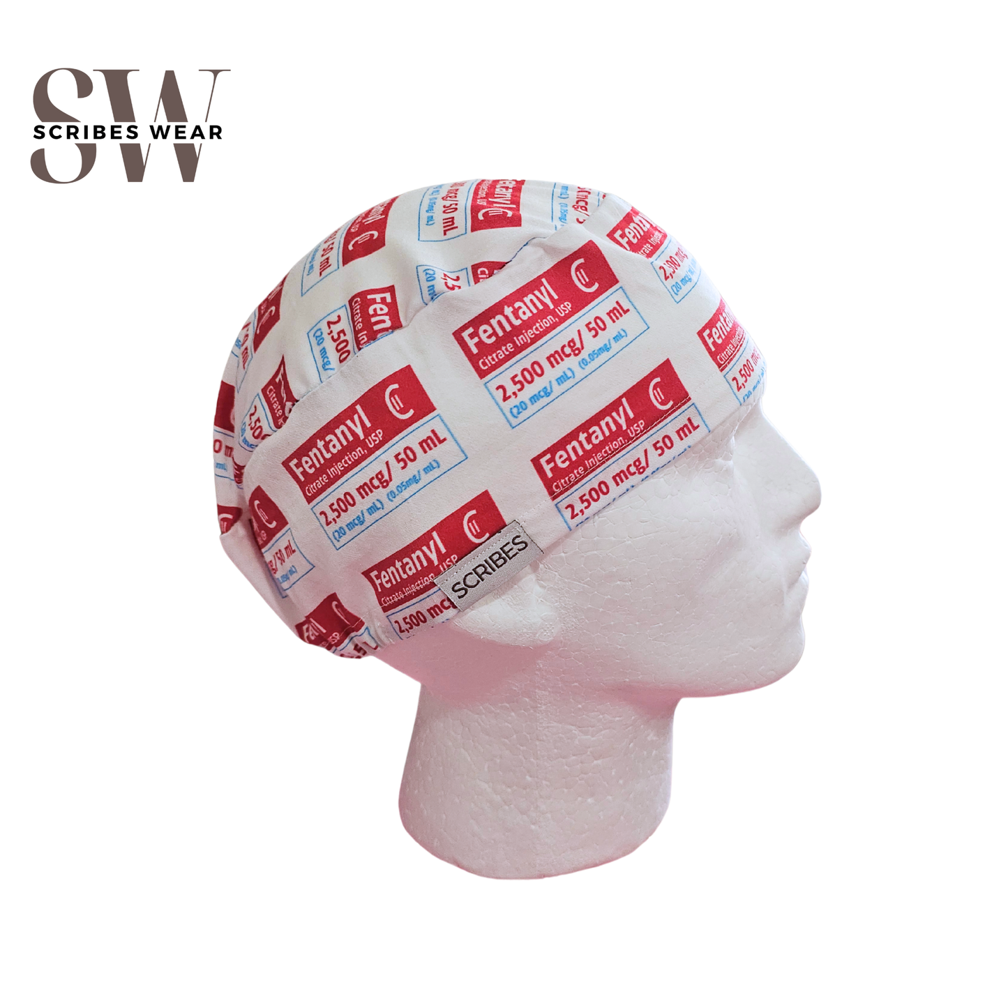 Fentanyl Euro Men Scrub Cap